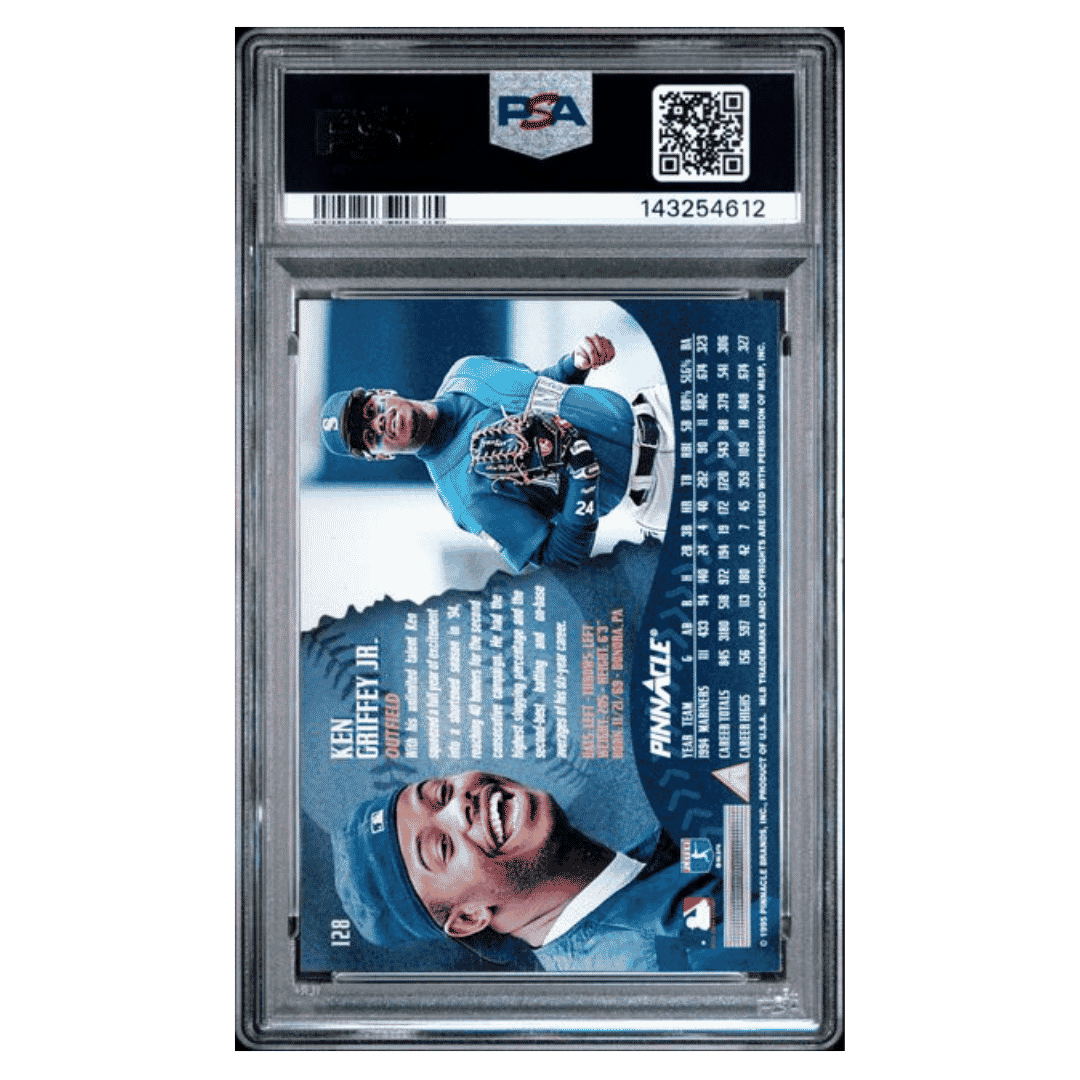 Ken Griffey Jr PSA 8 1995 Pinnacle Card #128
