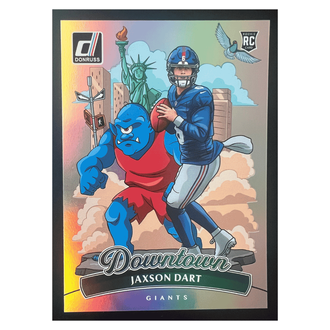 Jaxson Dart 2025 Panini Donruss Rookie RC Card #14