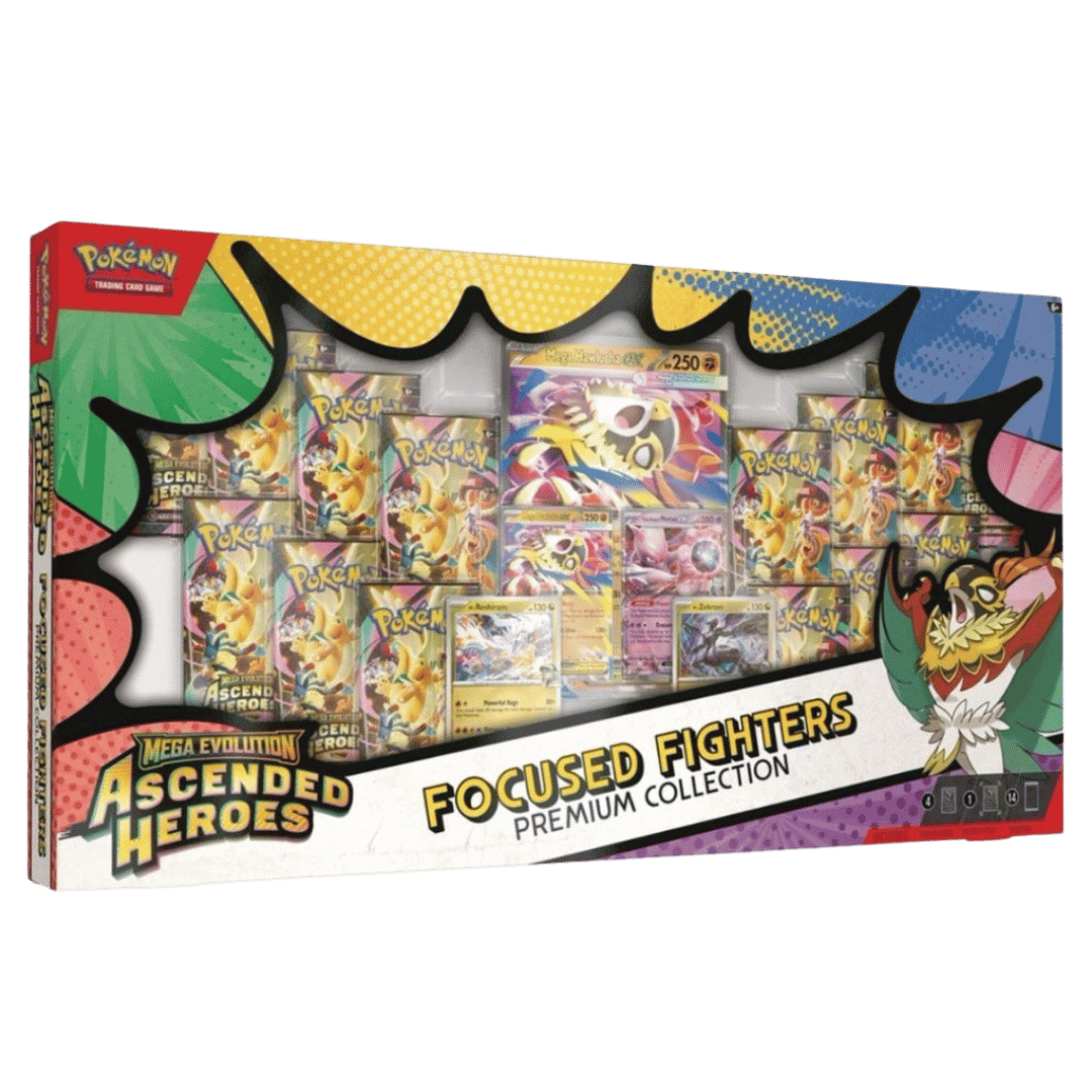 Pokemon TCG: Mega Evolution Ascended Heroes Focused Fighters Premium Collection Box