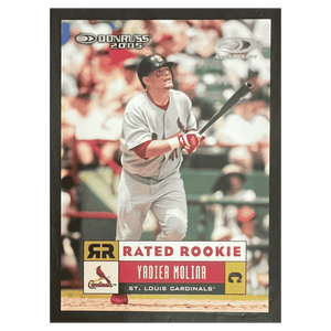 Yadier Molina 2005 Donruss 25th Anniversary Rated Rookie RC #d/ 25 Card #54