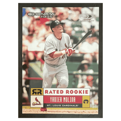 Yadier Molina 2005 Donruss 25th Anniversary Rated Rookie RC #d/ 25 Card #54