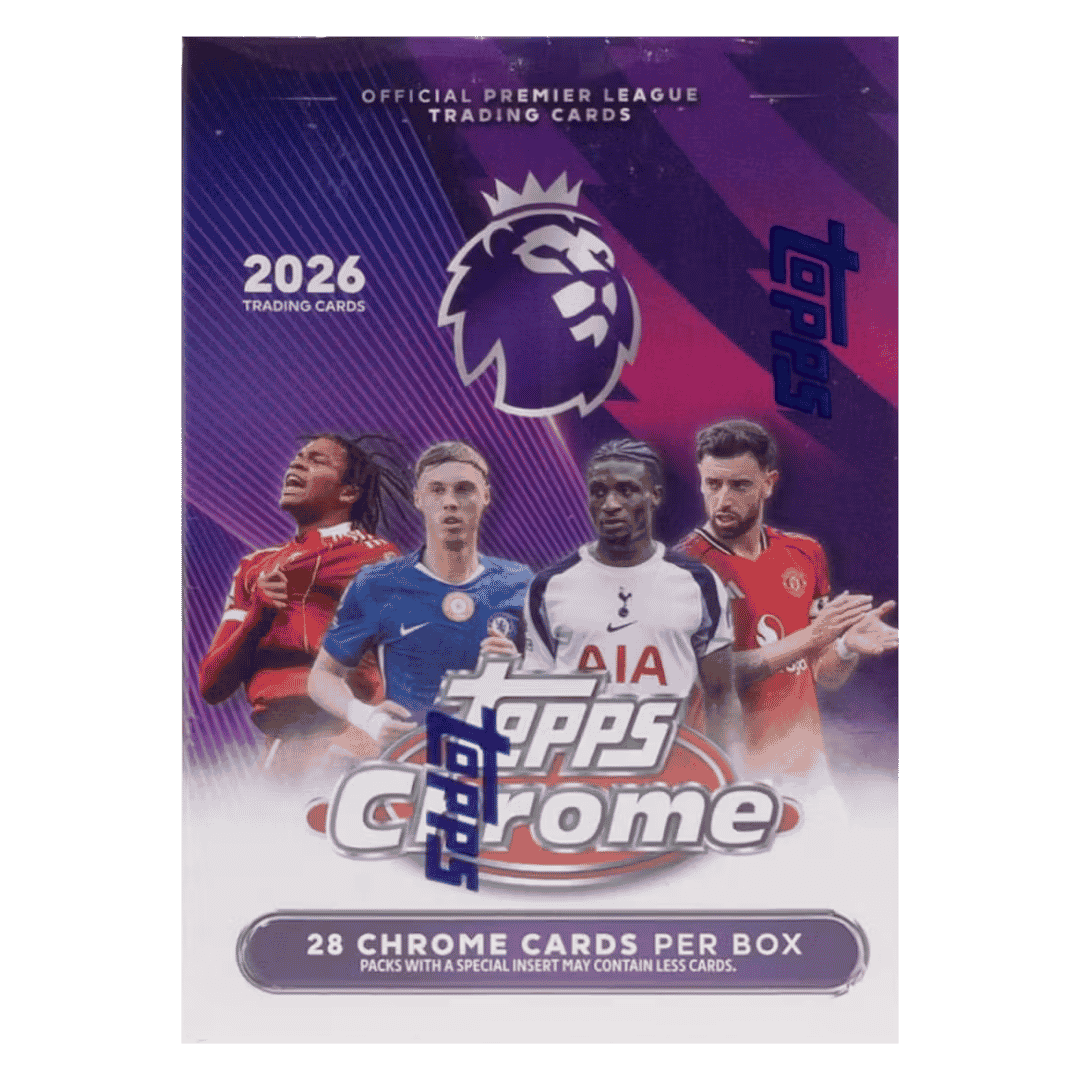 2026 Topps Chrome Premier League Soccer Blaster Box