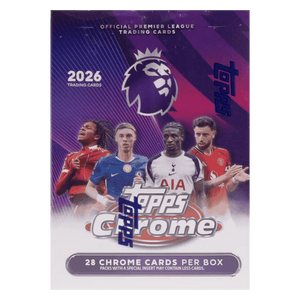 2026 Topps Chrome Premier League Soccer Blaster Box