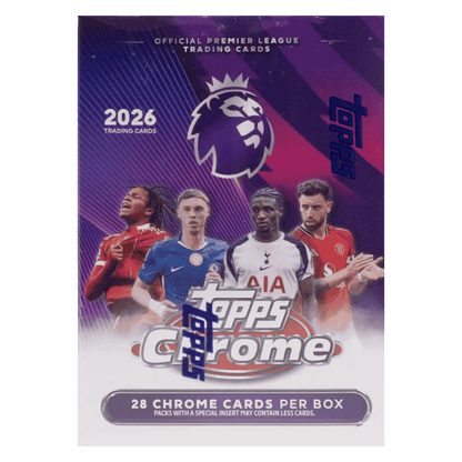 2026 Topps Chrome Premier League Soccer Blaster Box
