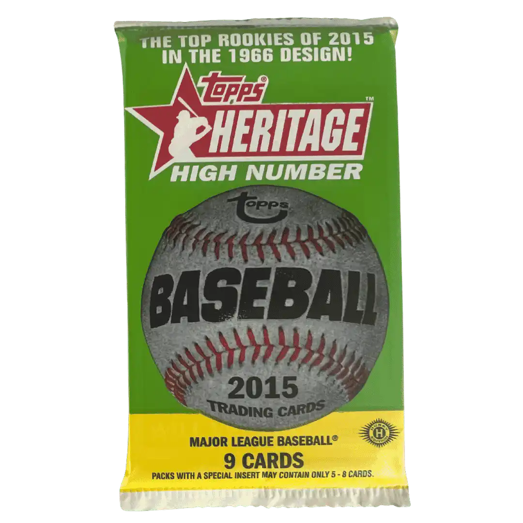 2015 Topps Heritage High Number Baseball Hobby Box - Single Pack