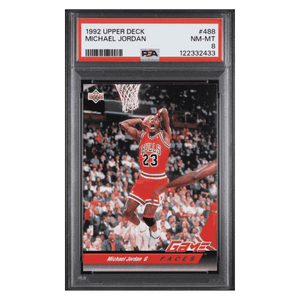 Michael Jordan PSA 8 1992 Upper Deck Card #488
