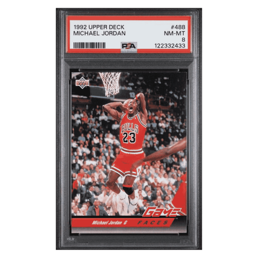 Michael Jordan PSA 8 1992 Upper Deck Card #488