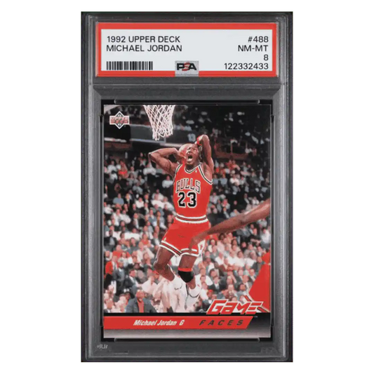 Michael Jordan PSA 8 1992 Upper Deck Card #488