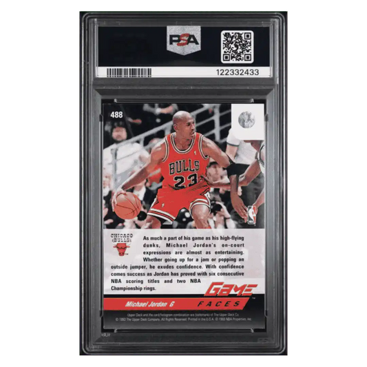 Michael Jordan PSA 8 1992 Upper Deck Card #488