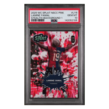 Lamine Yamal PSA 10 2025 Wild Card Splat NSCC Pink Stealth Blackground 1 #d/ 10 Card #LY6