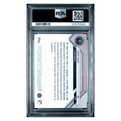Lionel Messi PSA 10 2025 Topps Now MLS Card #19