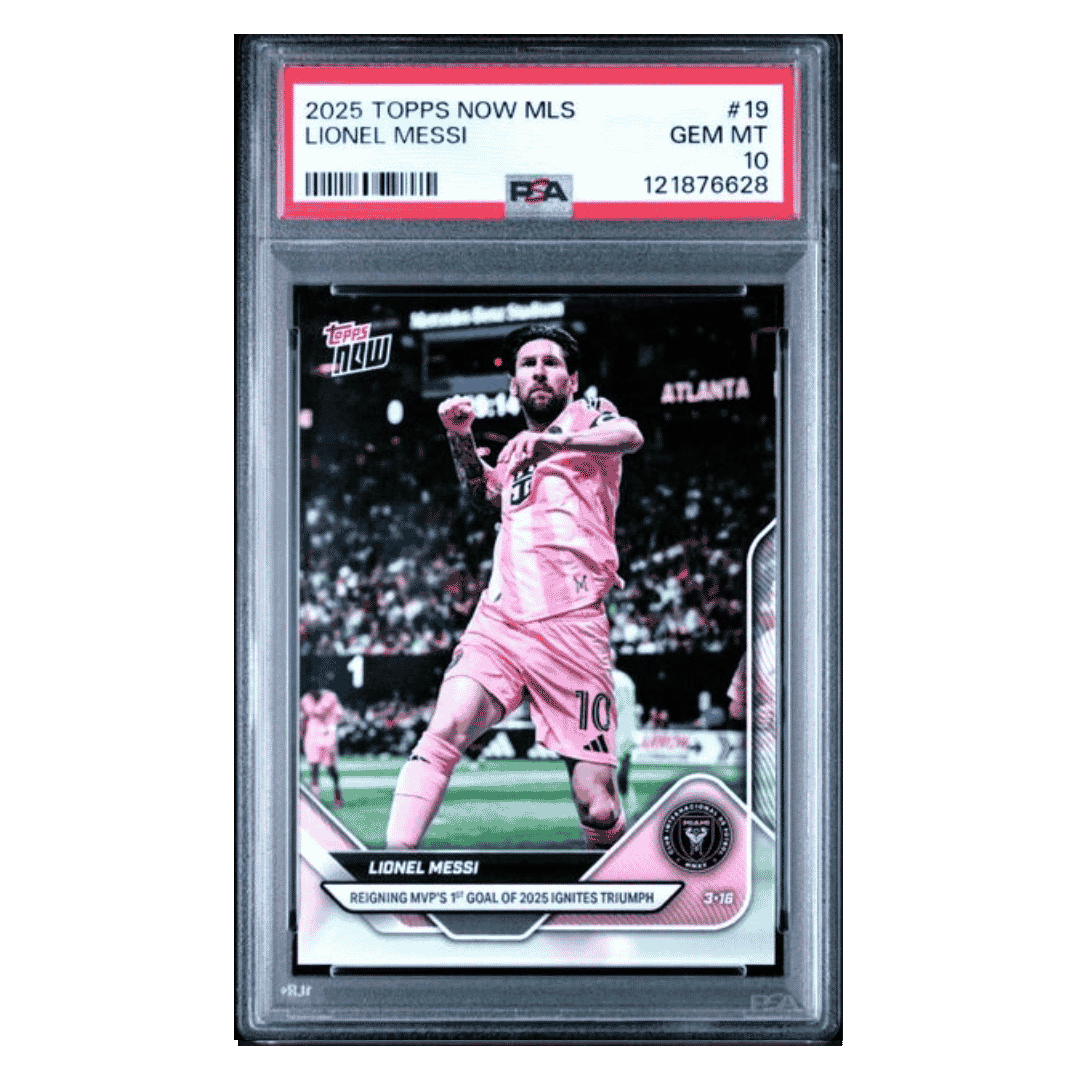 Lionel Messi PSA 10 2025 Topps Now MLS Card #19