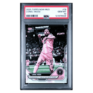 Lionel Messi PSA 10 2025 Topps Now MLS Card #19