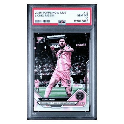 Lionel Messi PSA 10 2025 Topps Now MLS Card #19