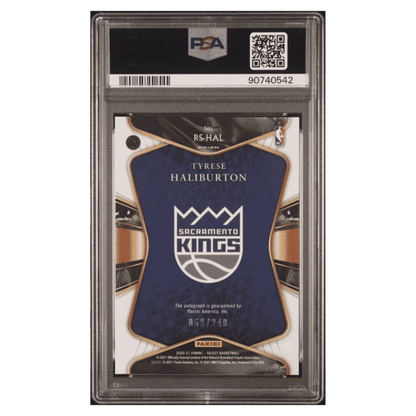 Tyrese Haliburton PSA 9 2020 Panini Select Rookie Signatures Rookie RC #d/ 249 Card #RSHAL