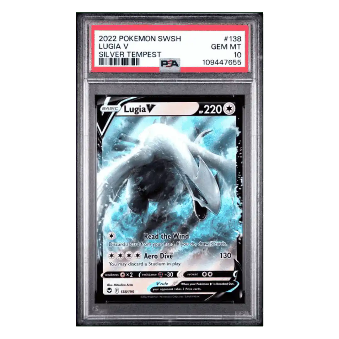Lugia V PSA 10 2022 Pokemon Sword & Shield Silver Tempest Card #138