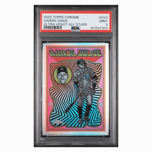 Aaron Judge PSA 9 2025 Topps Chrome Ultra Violet All Stars Card #UV2