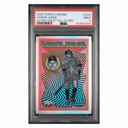 Aaron Judge PSA 9 2025 Topps Chrome Ultra Violet All Stars Card #UV2