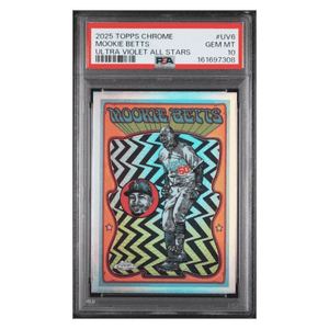 Mookie Betts PSA 10 2025 Topps Chrome Ultra Violet All Stars Card #UV6