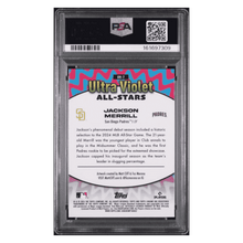 Jackson Merrill PSA 9 2025 Topps Chrome Ultra Violet All Stars Card #UV7