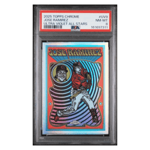 Jose Ramirez PSA 8 2025 Topps Chrome Ultra Violet All Stars Card #UV9