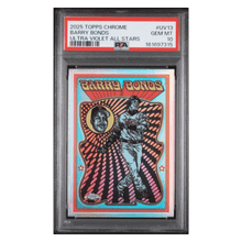Barry Bonds PSA 10 2025 Topps Chrome Ultra Violet All Stars Card #UV13