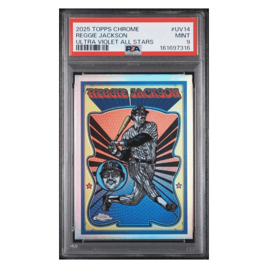 Reggie Jackson PSA 9 2025 Topps Chrome Ultra Violet All Stars Card #UV14