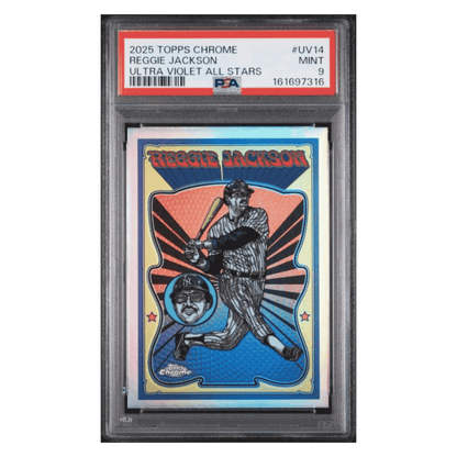 Reggie Jackson PSA 9 2025 Topps Chrome Ultra Violet All Stars Card #UV14