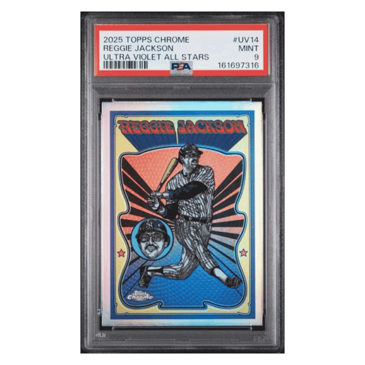 Reggie Jackson PSA 9 2025 Topps Chrome Ultra Violet All Stars Card #UV14
