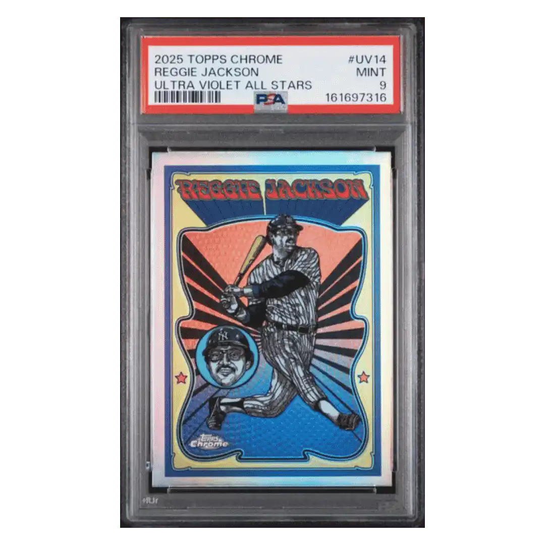 Reggie Jackson PSA 9 2025 Topps Chrome Ultra Violet All Stars Card #UV14