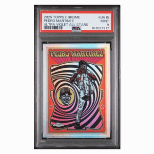Pedro Martinez PSA 9 2025 Topps Chrome Ultra Violet All Stars Card #UV15
