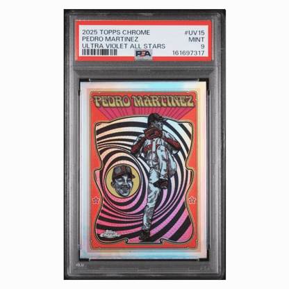 Pedro Martinez PSA 9 2025 Topps Chrome Ultra Violet All Stars Card #UV15