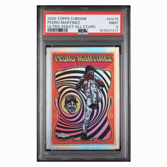 Pedro Martinez PSA 9 2025 Topps Chrome Ultra Violet All Stars Card #UV15