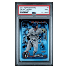 Shohei Ohtani PSA 9 2024 Topps Chrome Refractor Card #1