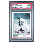 
Rickey Henderson PSA 8 1982 Topps Card
