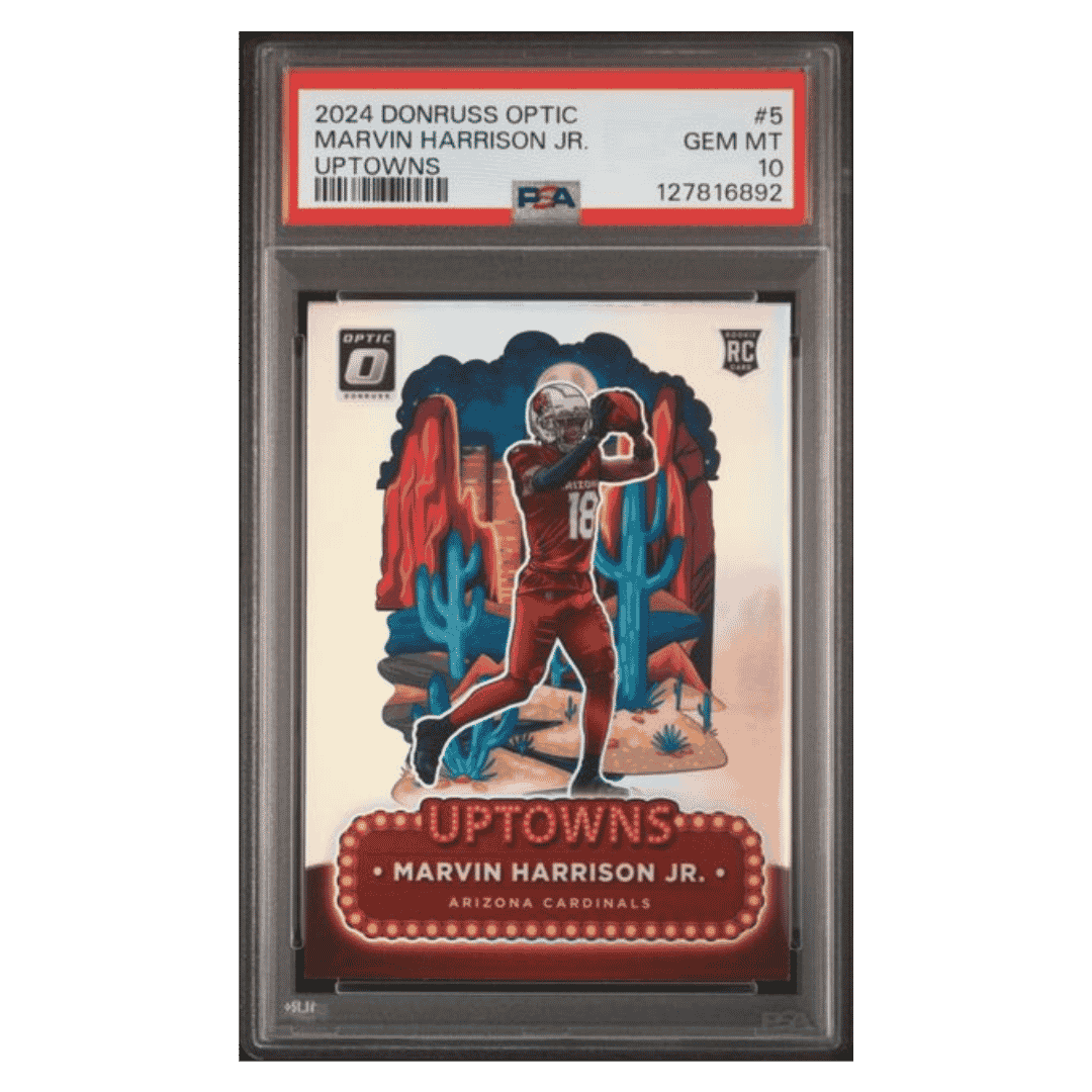 Marvin Harrison Jr PSA 10 2024 Panini Donruss Optic Uptowns Rookie RC Card #5