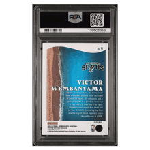 Victor Wembanyama PSA 10 2023 Panini Donruss Optic Splash - Purple Rookie RC Card #6