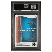 Victor Wembanyama PSA 10 2023 Panini Donruss Optic Splash - Purple Rookie RC Card #6