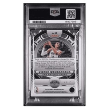 Victor Wembanyama PSA 10 2023 Panini Obsidian Orbital Electric Etch Green Rookie RC #d/ 25 Card #18