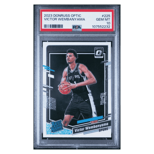 Victor Wembanyama PSA 10 2023 Panini Donruss Optic Rated Rookie RC Card #225