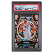 Luka Doncic PSA 10 2024 Panini Prizm Black Kaleidoscopic Silver Prizm Card #1