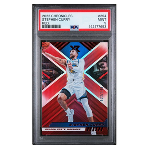 Steph Curry PSA 9 2022 Panini Chronicles Red #d/ 149 Card #294