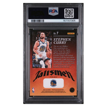 Steph Curry PSA 9 2024 Panini Prizm Black Talismen- Blue Ice Card #7