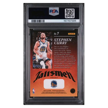 Steph Curry PSA 9 2024 Panini Prizm Black Talismen- Blue Ice Card #7