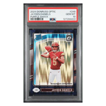 
Jayden Daniels PSA 10 2024 Panini Donruss Optic Purple Shock Rated Rookie Card