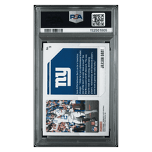 Jaxson Dart PSA 9 2025 Panini Donruss Elite Extra Edition Blue Rookie RC #d/ 75 Card #9