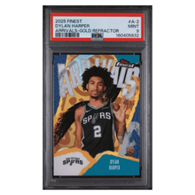 Dylan Harper PSA 9 2025 Topps Finest Arrivals Gold Refractor #d/ 50 Card #A-2