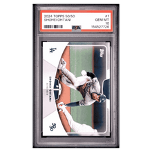 Shohei Ohtani PSA 10 2024 Topps 50/50 Card #1