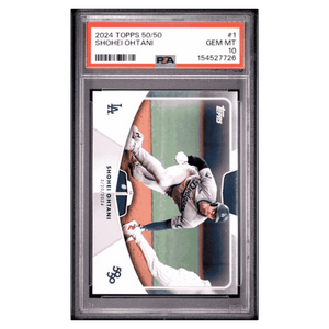 Shohei Ohtani PSA 10 2024 Topps 50/50 Card #1