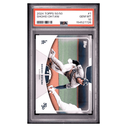 Shohei Ohtani PSA 10 2024 Topps 50/50 Card #1